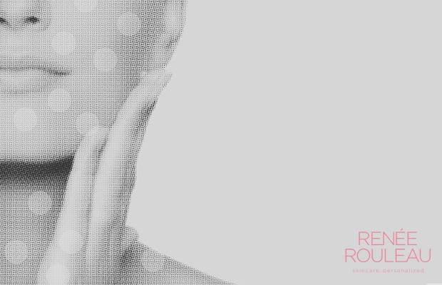 a woman's hands on her face
