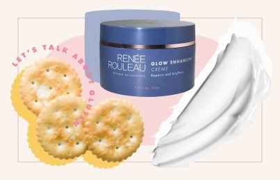 Renee Rouleau's skin enhancing cream with biscuits