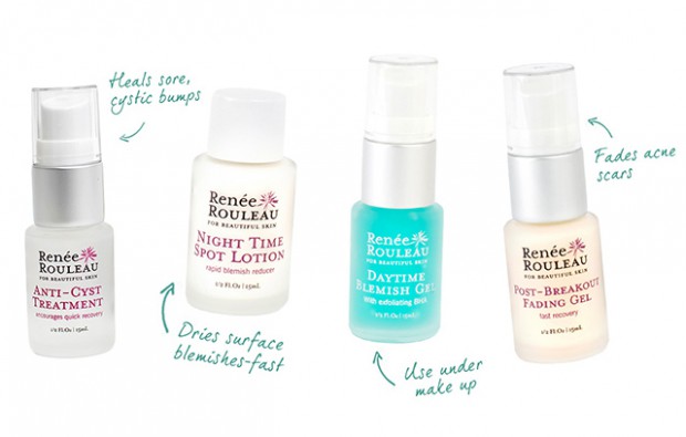 Renee Rouleau's skincare products for blemishes