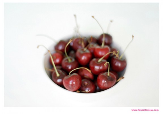 a bowl of cherries
