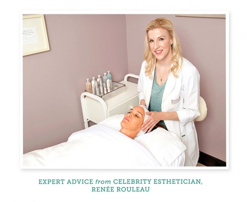 Renee Rouleau with a client