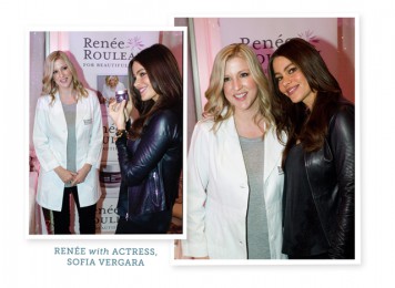 Renee Rouleau with Sofia Vergara