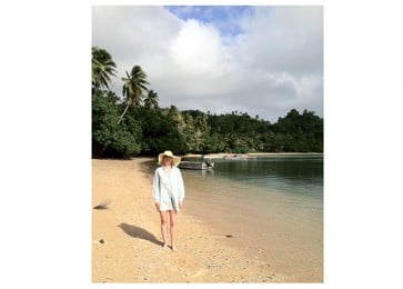 Renee Rouleau standing at the beach