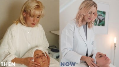 Renee Rouleau Then and Now