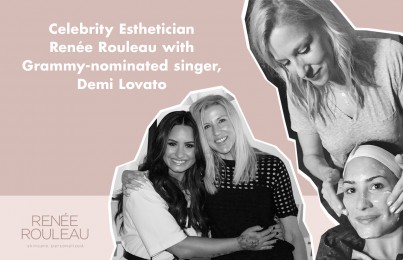 Renee Rouleau with Demi Lovato