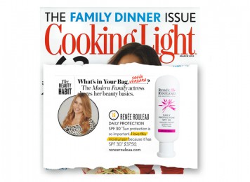 a magazine with sofia Vergara with Renee Rouleau daily protection