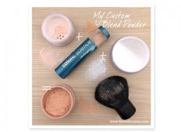making a custom powder blend