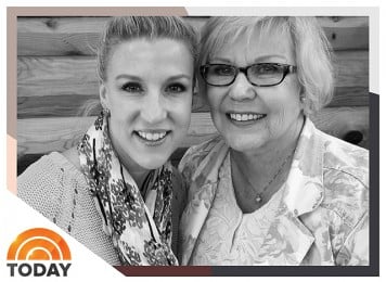 Renee Rouleau with her mother