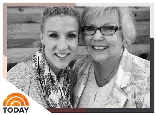 Renee Rouleau with her mother