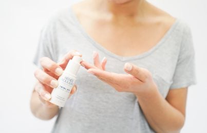 a woman pumping out Renee Rouleau's eye cream