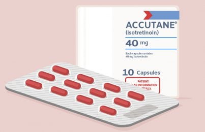 Accutane Isotretinoin blister pack