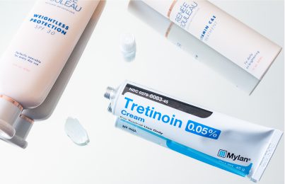 Retinol based skin care products