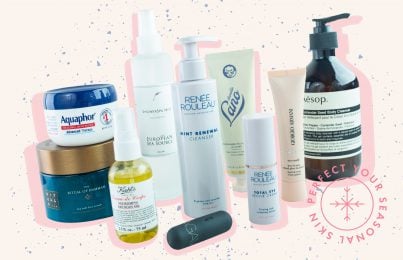 Collection of Renee's favorite winter skin and body products