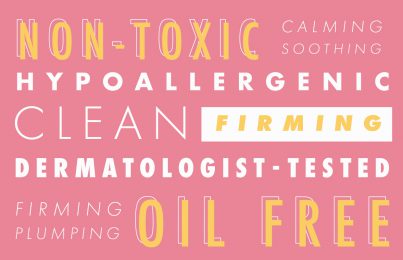 skincare marketing terms