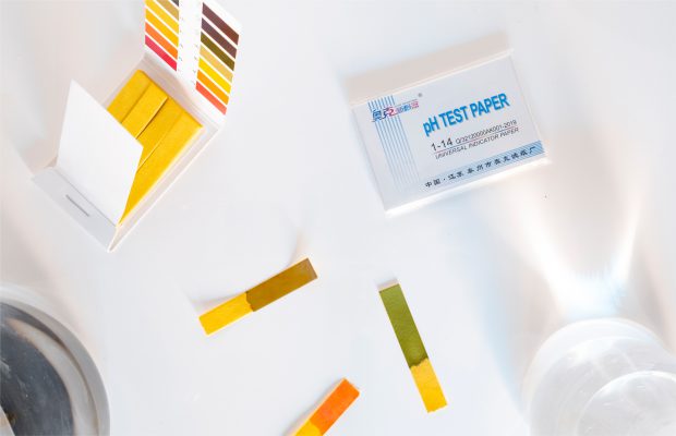 pH litmus strips used for skincare for maintaining the pH of the skin