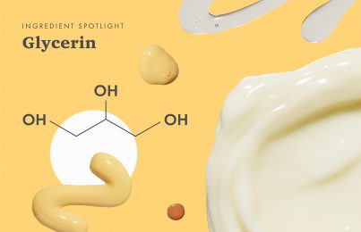 Glycerin skin benefits and molecular structure
