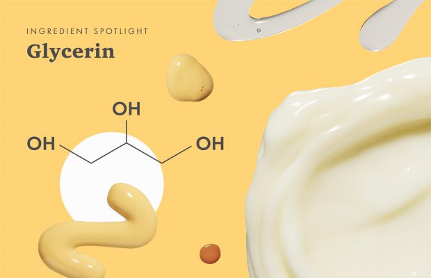 Glycerin skin benefits and molecular structure